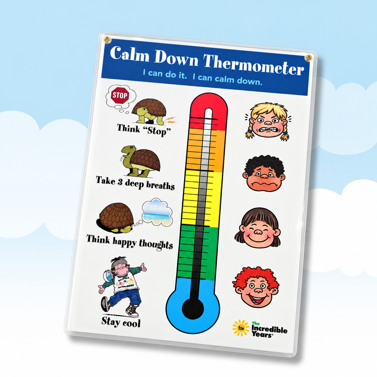Calm Down Thermometer - Poster