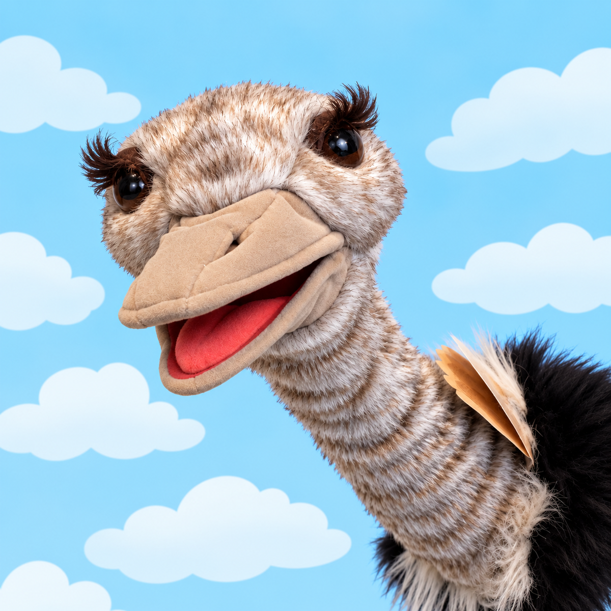 Oscar Ostrich Puppet