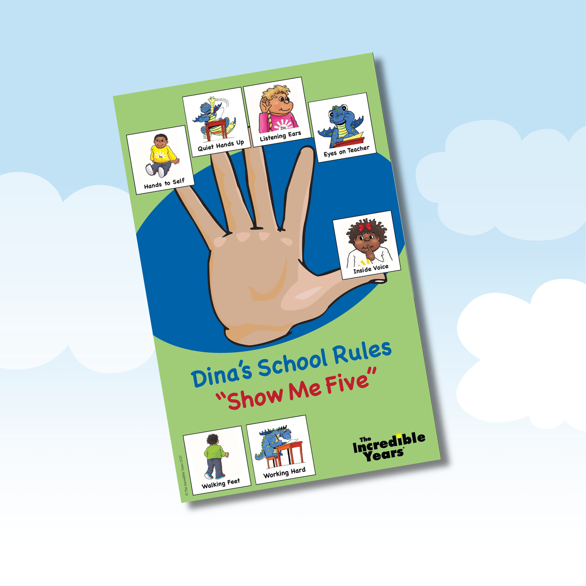 School Rules “Show Me Five” - Poster